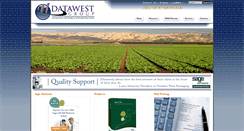 Desktop Screenshot of datawest.com