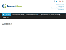 Tablet Screenshot of datawest.com.au